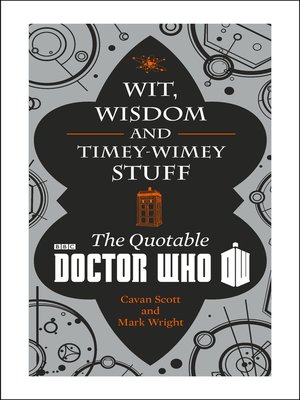 cover image of Wit, Wisdom and Timey Wimey Stuff